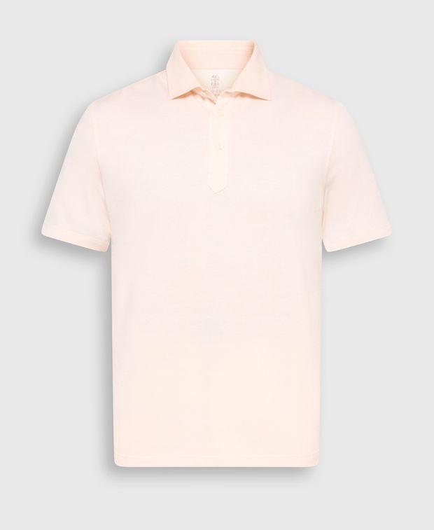 Brunello Cucinelli Linen-blend polo shirt