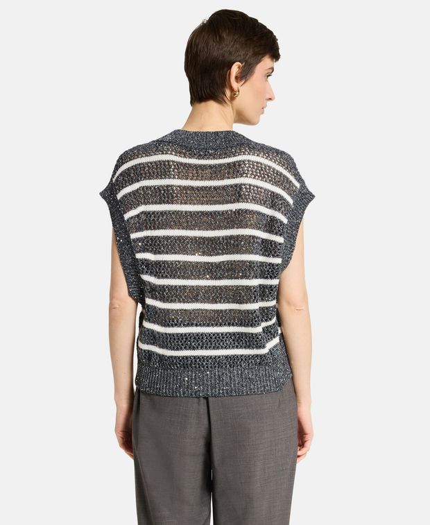 Brunello Cucinelli Linen-blend pullover