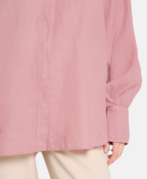 Brunello Cucinelli Linen-blend blouse