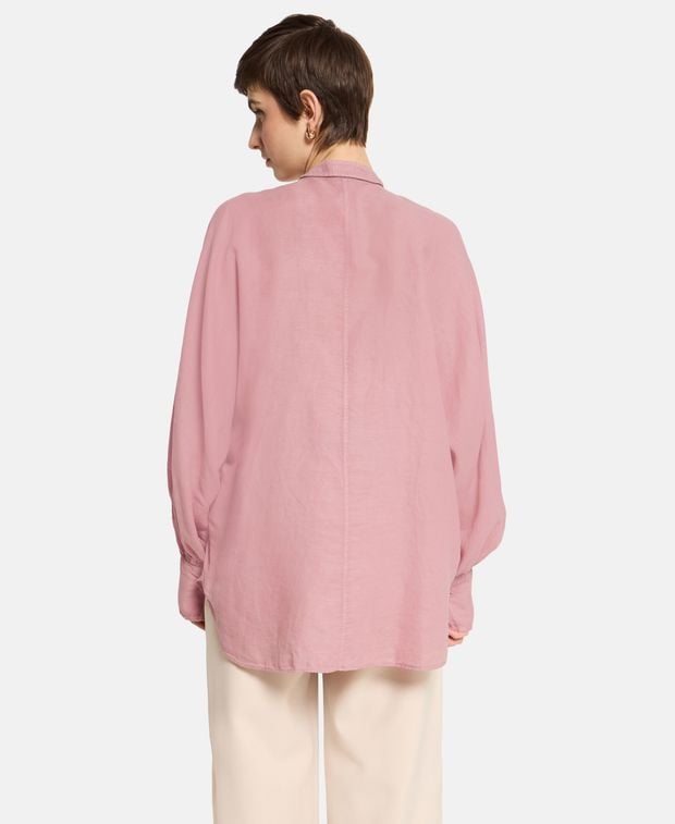 Brunello Cucinelli Linen-blend blouse