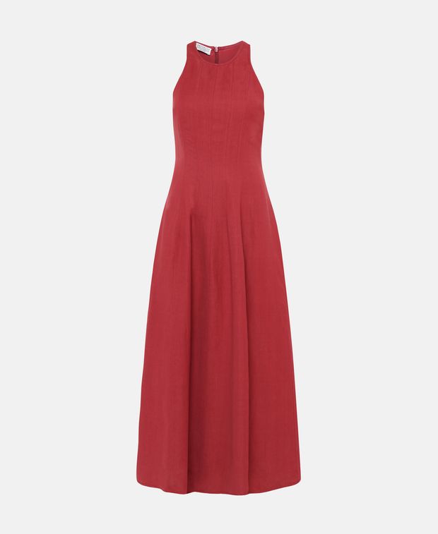 Brunello Cucinelli Linen-blend dress