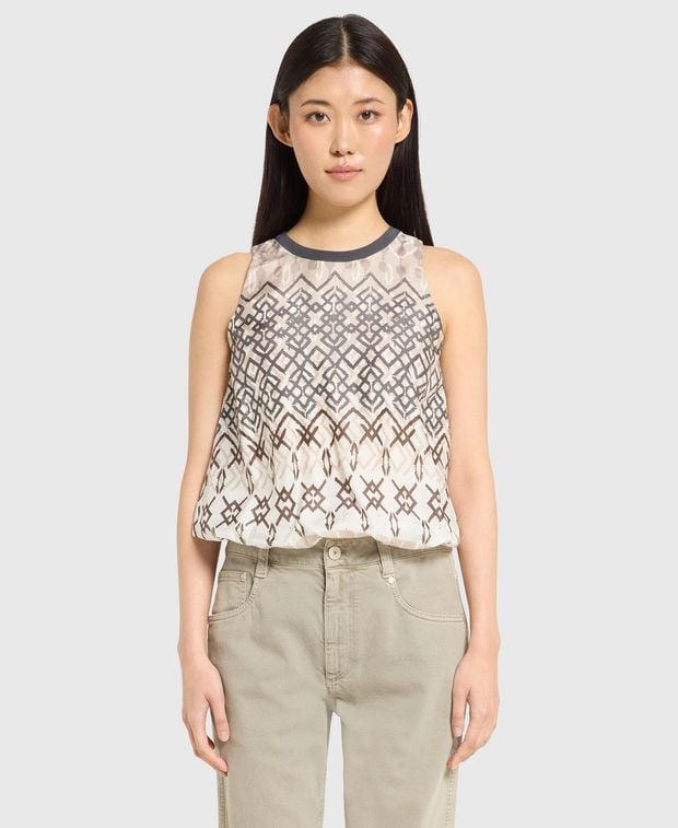 Brunello Cucinelli Silk blouse Sweater