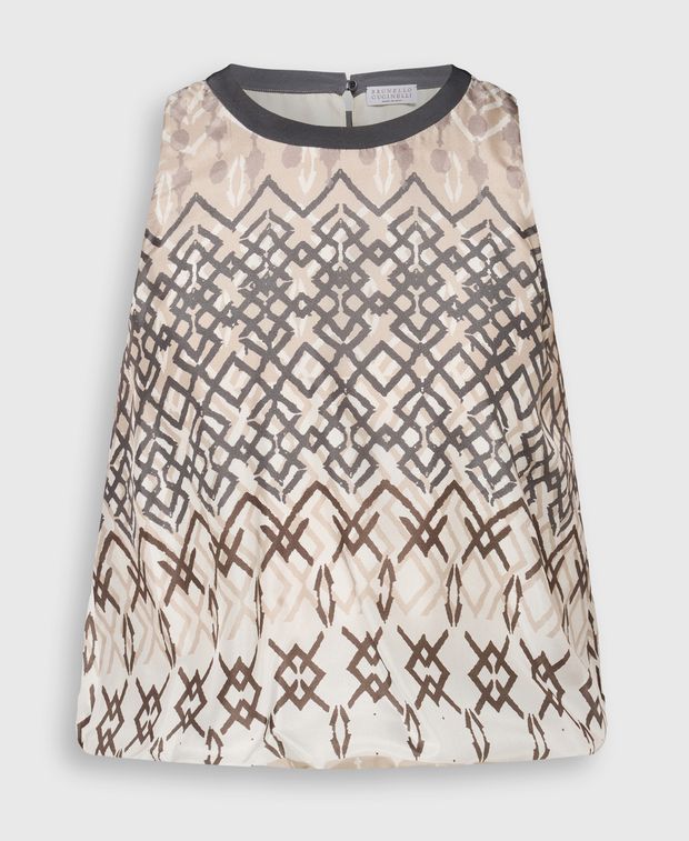 Brunello Cucinelli Silk blouse Sweater