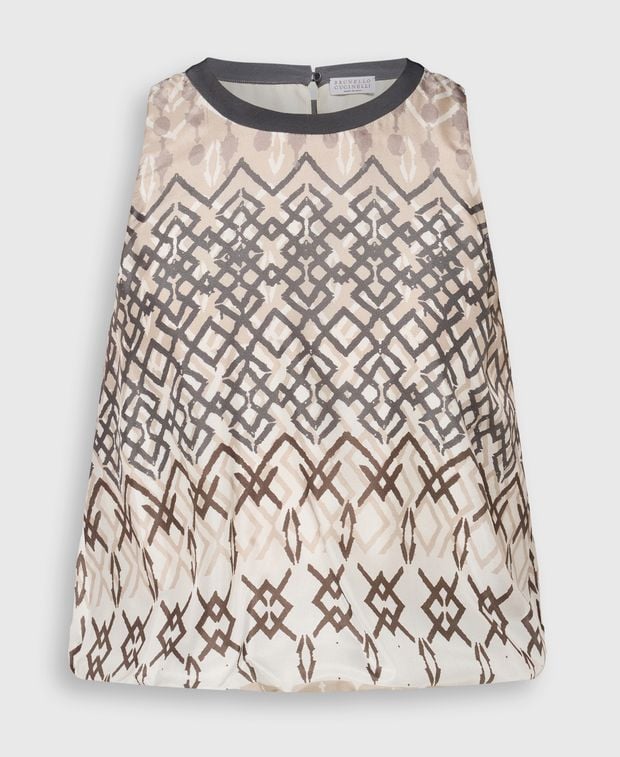 Brunello Cucinelli Silk blouse Sweater