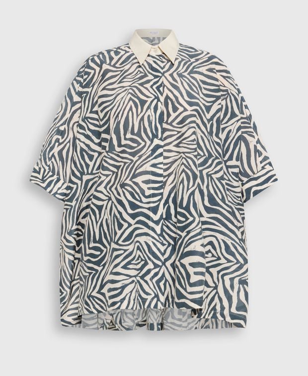 Brunello Cucinelli Silk-blend blouse