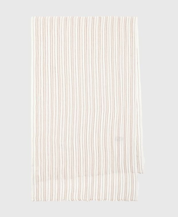 Brunello Cucinelli Linen-blend scarf