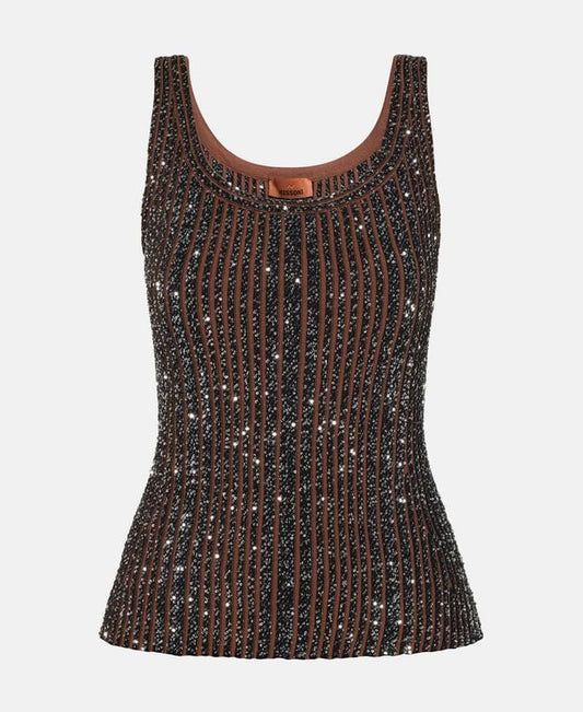Missoni Sequinned top