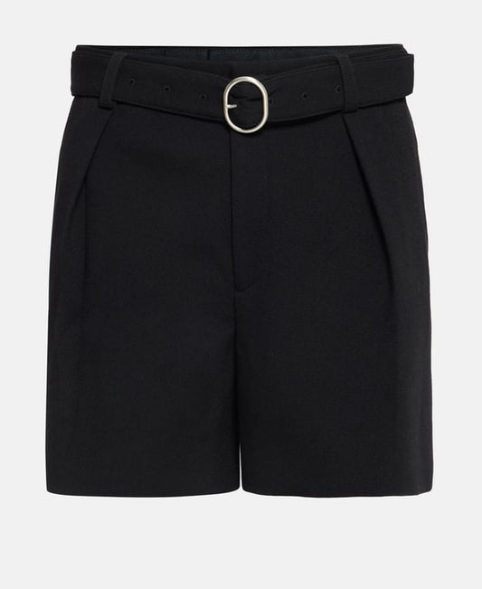 Jil Sander Linen shorts Black