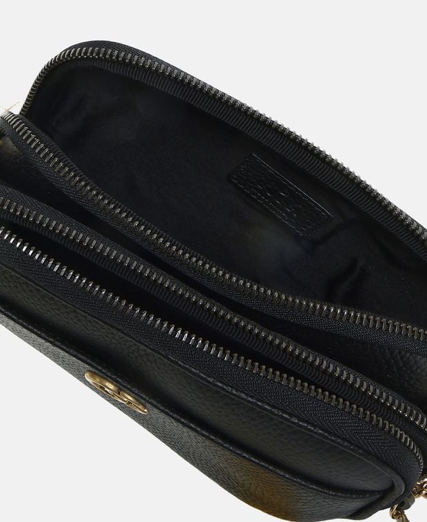 Gucci Bamboo Puller Leather cross body bag Black