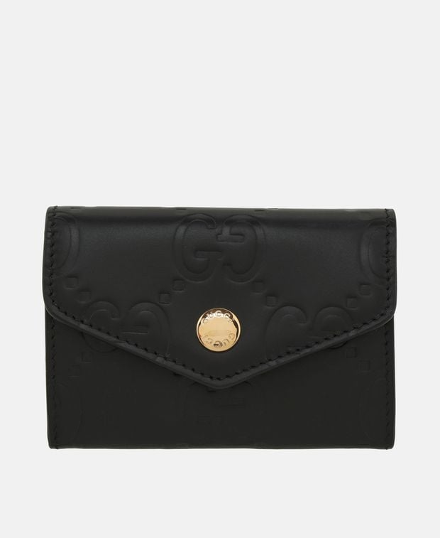 Gucci Leather card holder Black