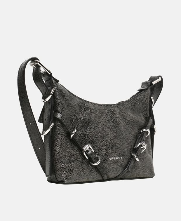 Givenchy Voyou Leather cross body bag Caviar Black
