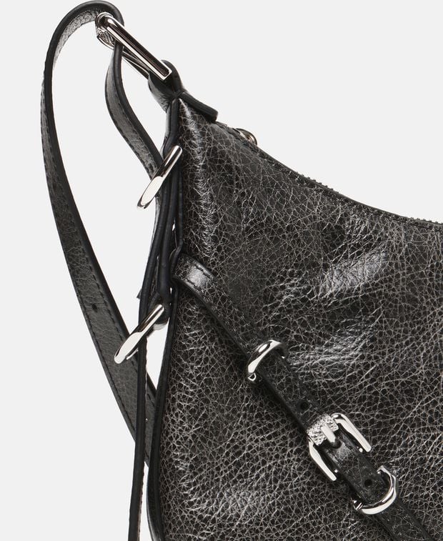 Givenchy Voyou Leather cross body bag Caviar Black
