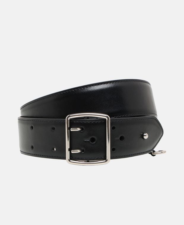 Alexander McQueen Leather belt Military 40