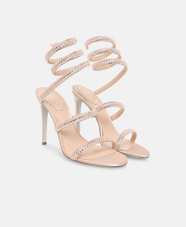 Rene Caovilla Cleo Heeled sandals Champagne