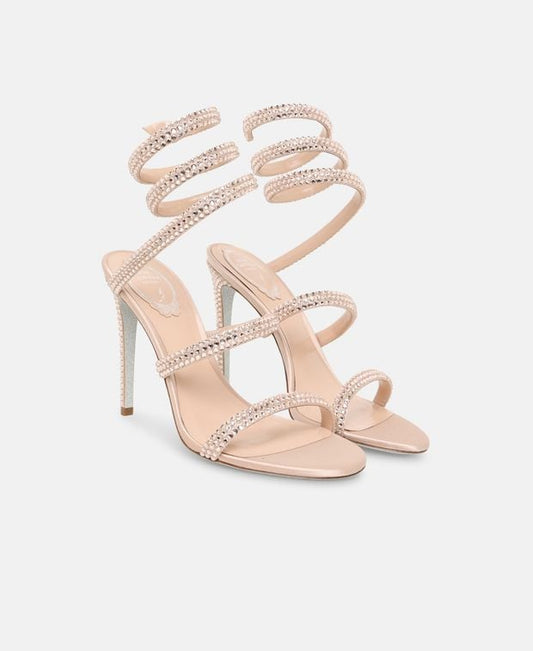 Rene Caovilla Cleo Heeled sandals Champagne