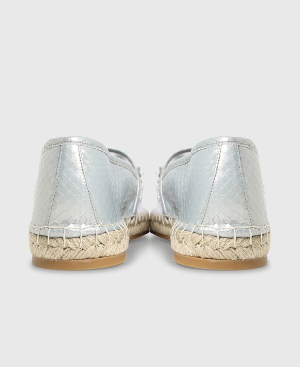 Rene Caovilla Eden Espadrilles Silver
