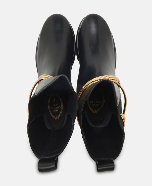 Rene Caovilla Biker Chelsea boots