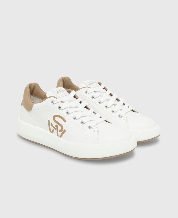 Stuart Weitzman Pro Sneakers White
