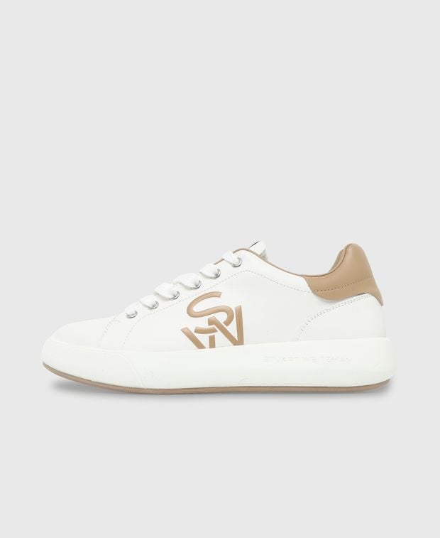 Stuart Weitzman Pro Sneakers White