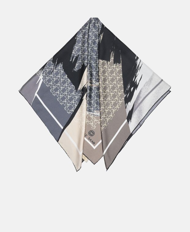 Elie Saab Silk square scarf