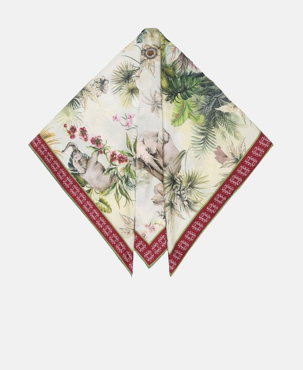 Elie Saab Silk square scarf