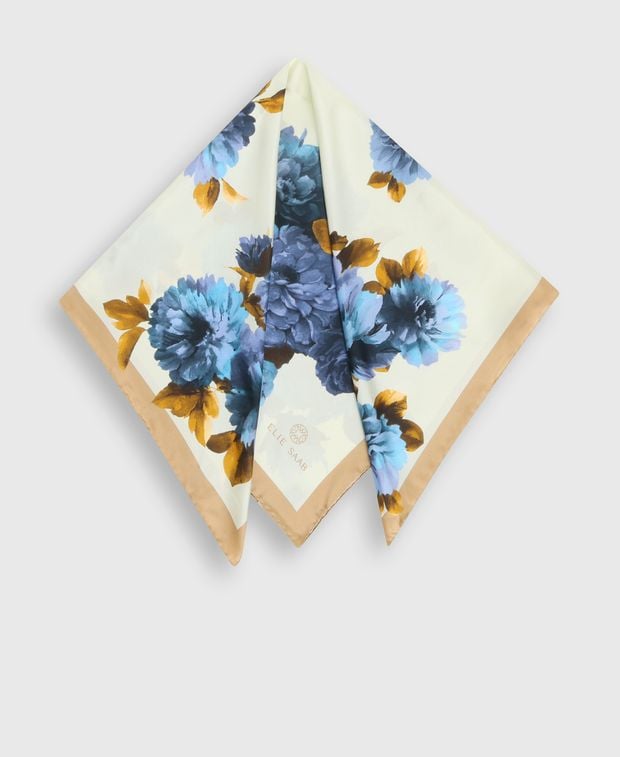 Elie Saab Silk square scarf