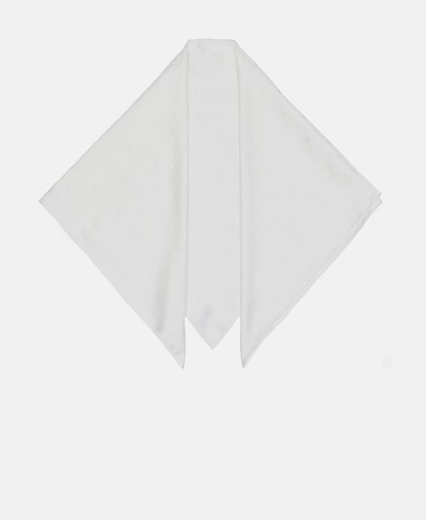 Elie Saab Silk square scarf Tinta Unita