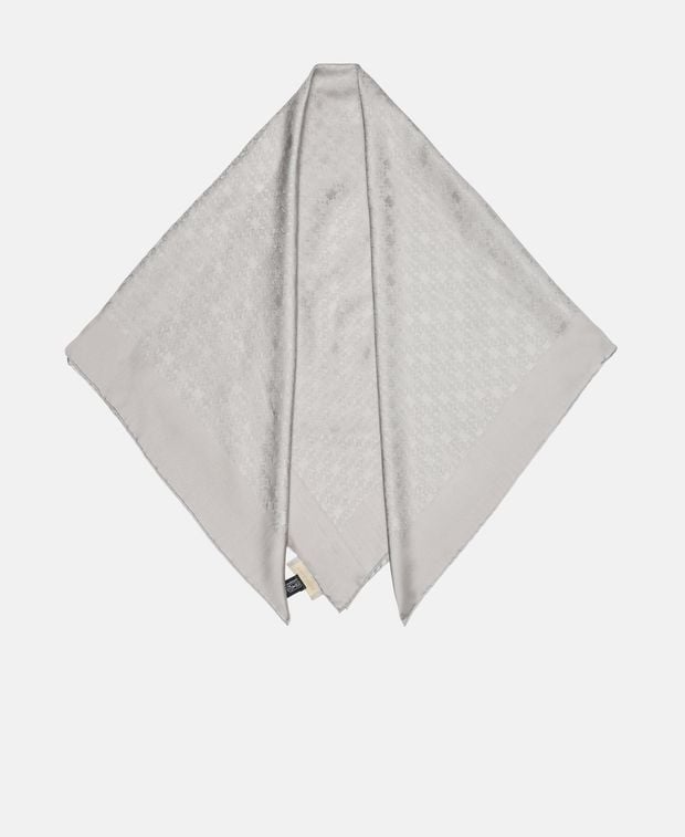Elie Saab Silk square scarf Tinta Unita