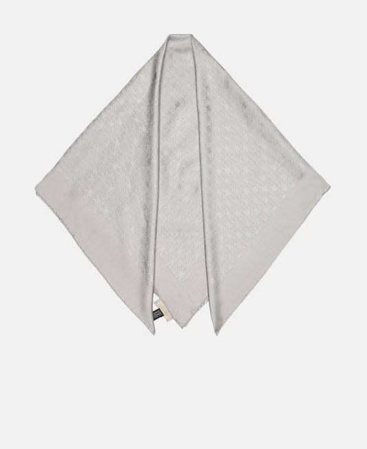 Elie Saab Silk square scarf Tinta Unita