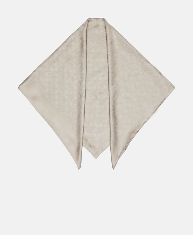 Elie Saab Silk square scarf Tinta Unita