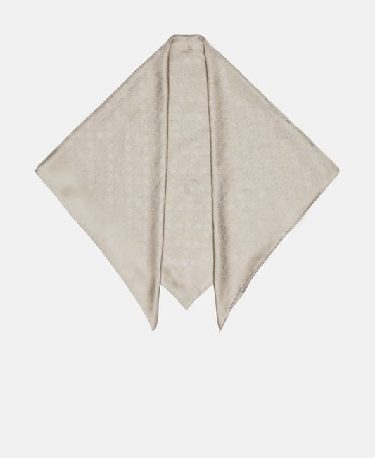 Elie Saab Silk square scarf Tinta Unita