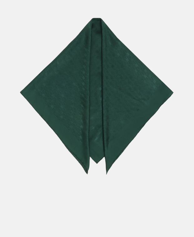 Elie Saab Silk square scarf Tinta Unita