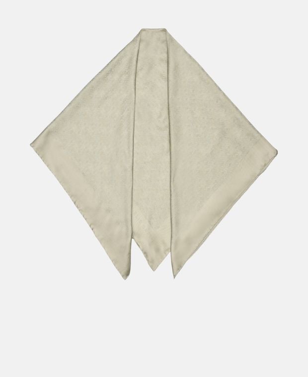 Elie Saab Silk square scarf Tinta Unita