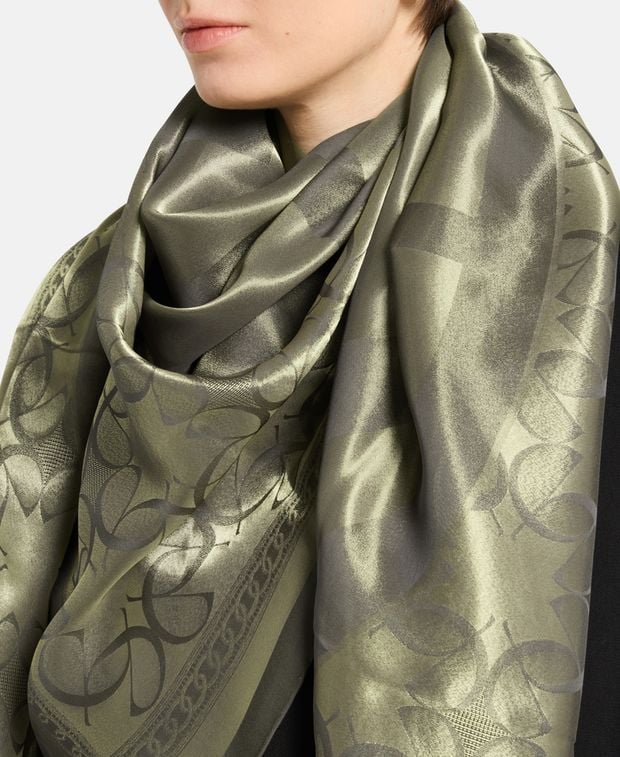 Elie Saab Silk-blend square scarf
