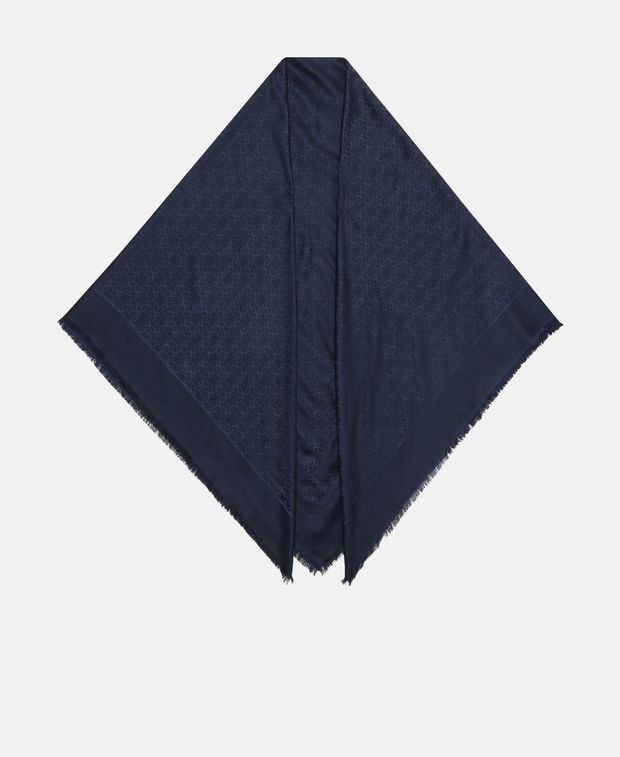 Elie Saab Silk-blend square scarf Tinta Unita