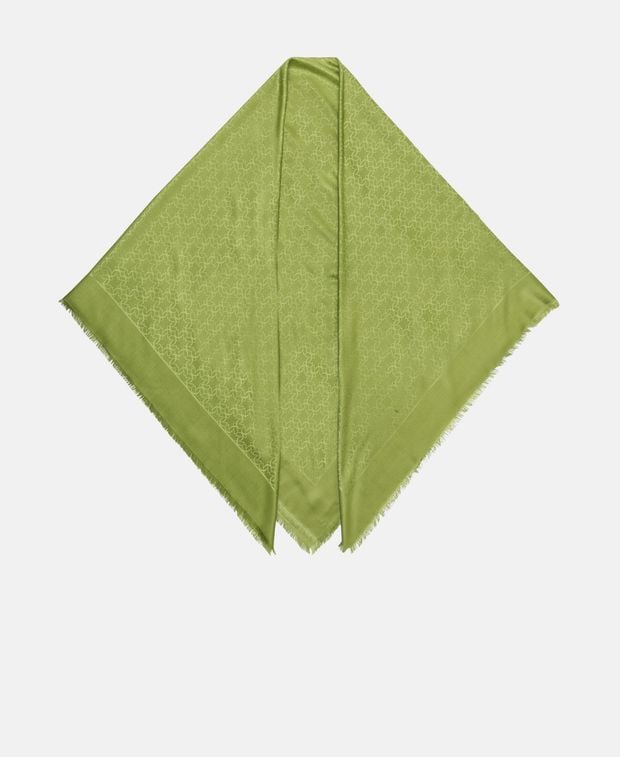 Elie Saab Silk-blend square scarf Tinta Unita