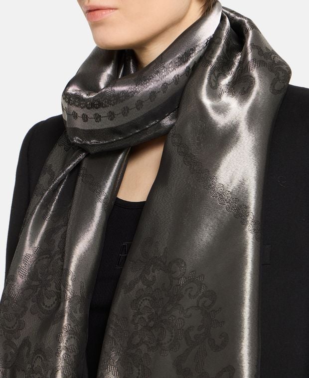 Elie Saab Silk-blend scarf