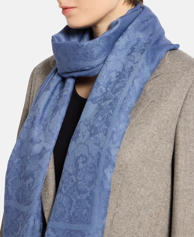 Elie Saab Silk-blend scarf