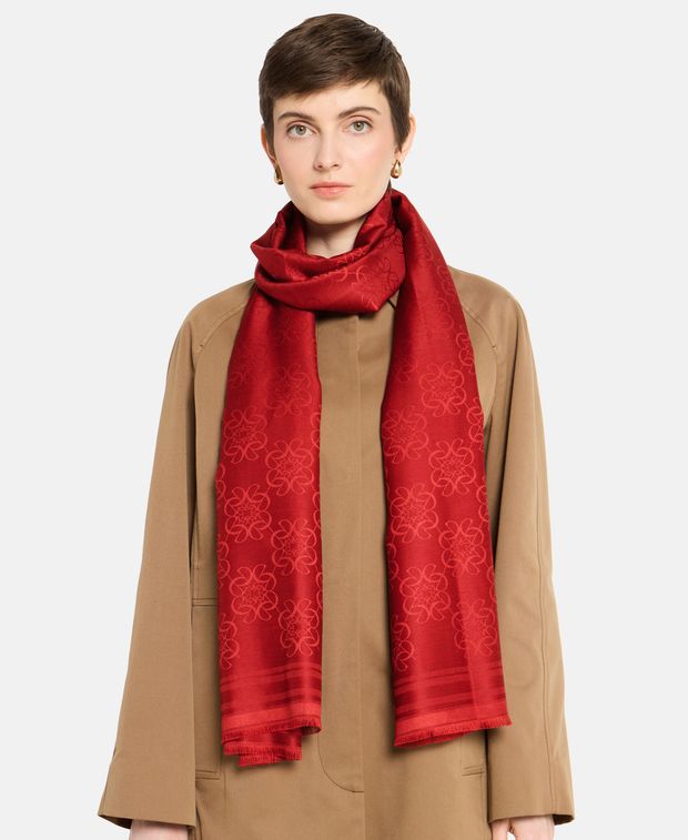 Elie Saab Silk-blend scarf
