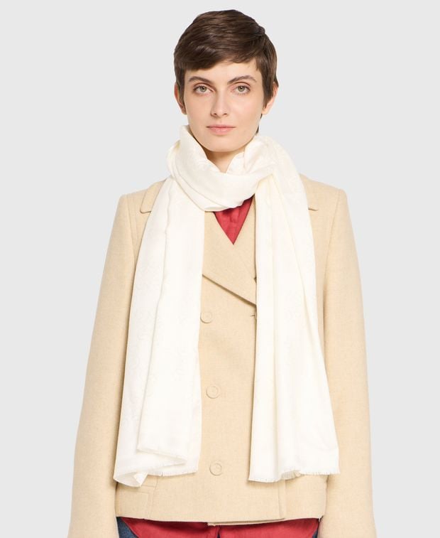 Elie Saab Silk-blend scarf