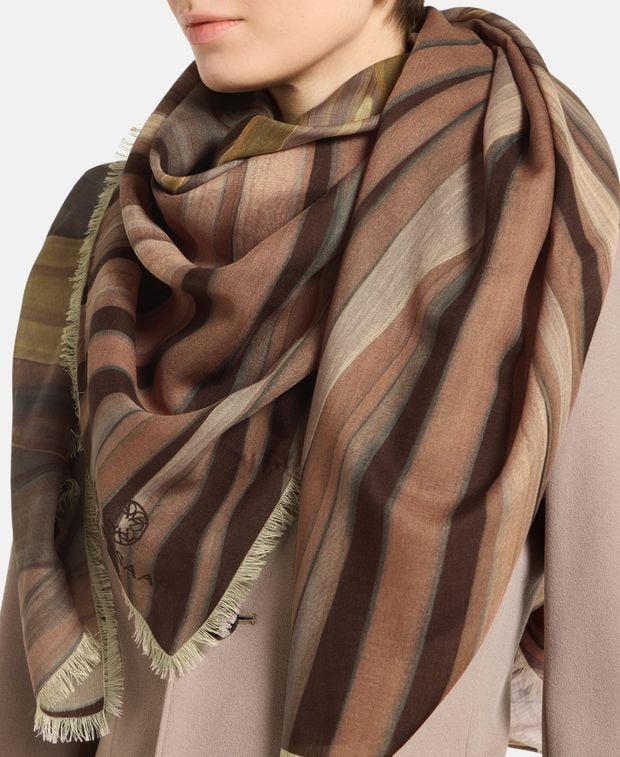 Elie Saab Silk-blend scarf