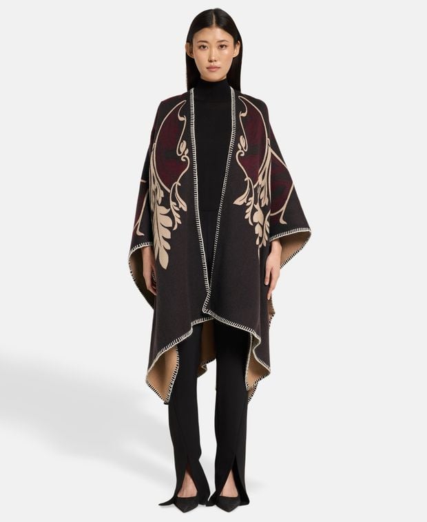 Elie Saab Wool poncho