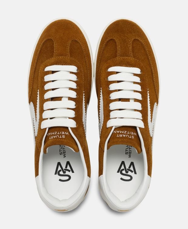 Stuart Weitzman Runaround Sneakers Brown