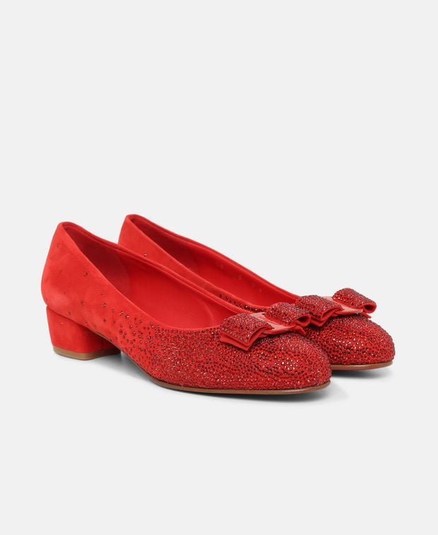 Salvatore Ferragamo Vara Swa Pumps Red
