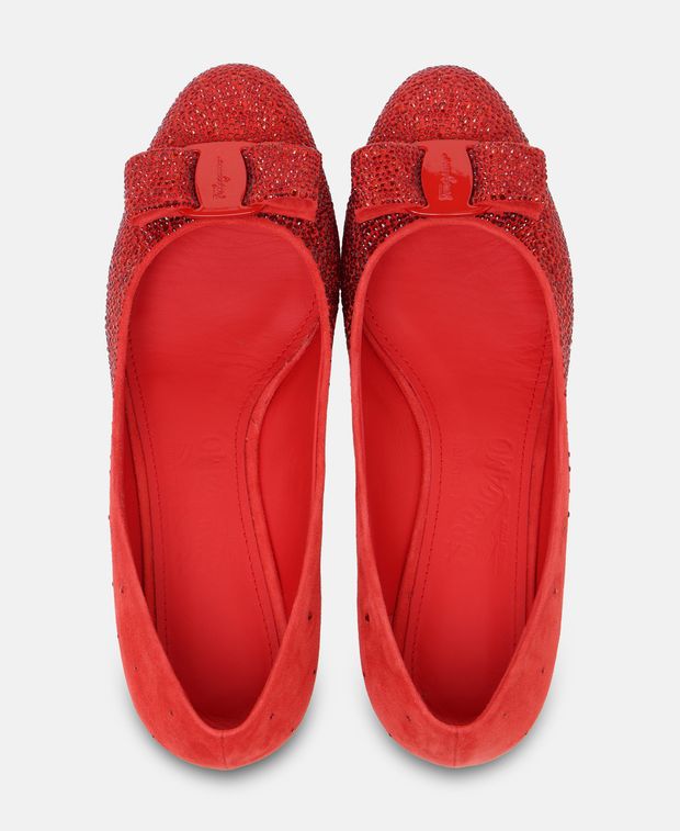 Salvatore Ferragamo Vara Pumps Red
