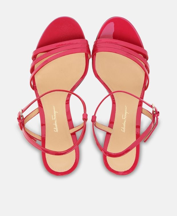 Salvatore Ferragamo Idwige Heeled sandals Bordeaux
