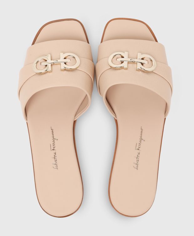 Salvatore Ferragamo Oria 10 Mules Pink