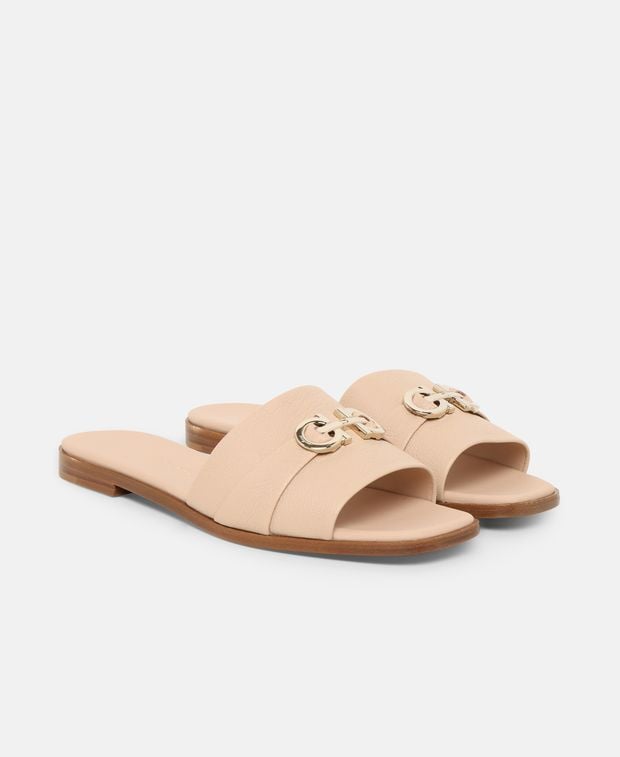 Salvatore Ferragamo Oria 10 Mules Pink