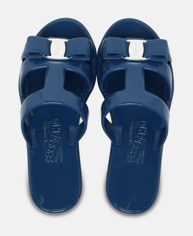 Salvatore Ferragamo Lylia J Mules Blue