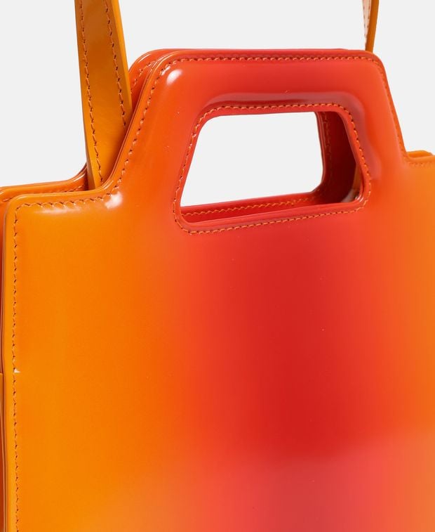 Salvatore Ferragamo Leather handbag Pumpkin Orange